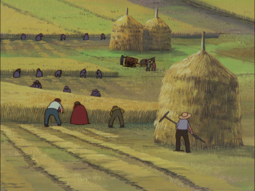 Future Boy Conan 20 wheat harvest